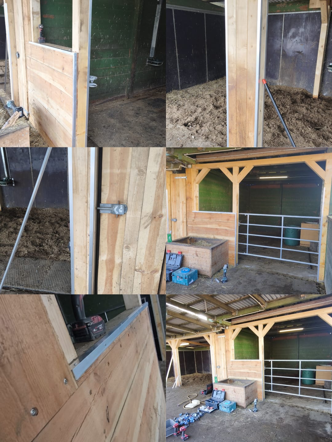 Stallbau – Boxentüren und Holzvertäfelung
